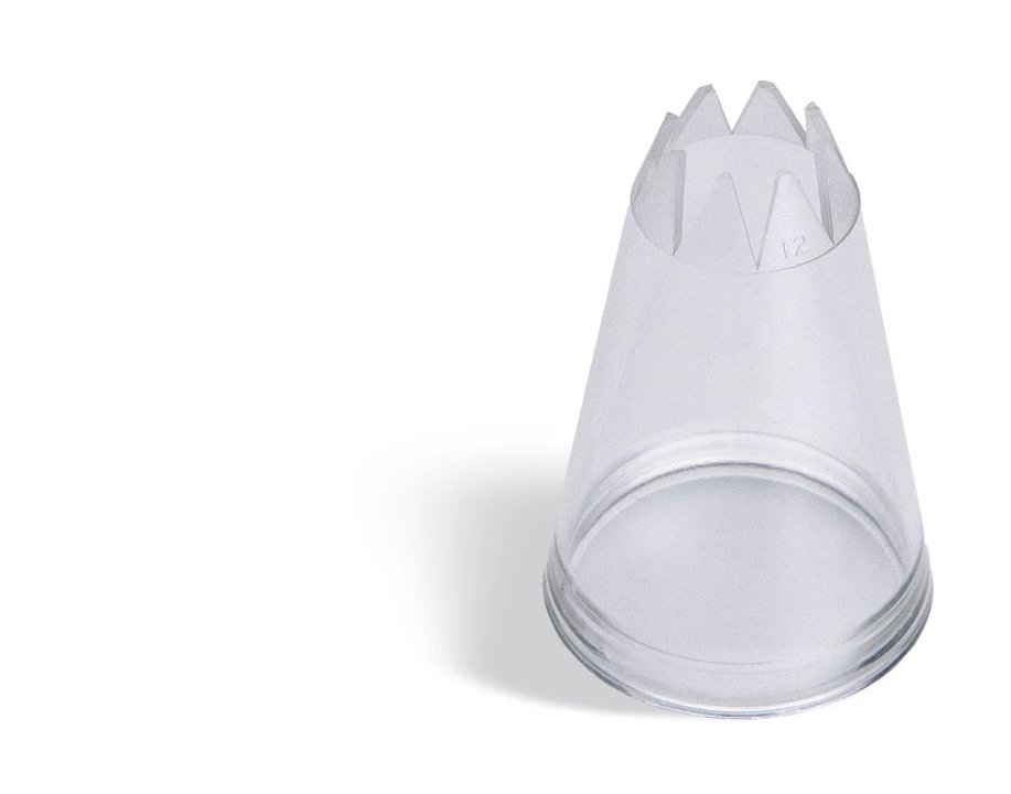 Boquilla estrella de policarbonato de 0,8 centímetros