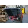 Rubbermaid Commercial, BRUTE Standard Duty, Forkliftable Tilt Truck, 40.5 cu ft, Black