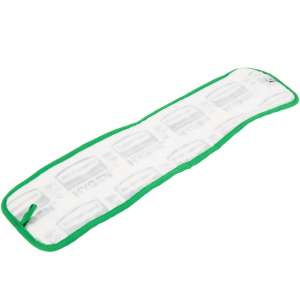 Rubbermaid Commercial, HYGEN, Microfiber Hook & Loop Mop, 18"W, Green