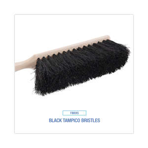 Boardwalk, 4.5in, Counter Brush with 3.5in Handle, Tampico Bristles, Black