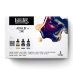 Liquitex Professional Acrylic Ink Pouring Technique Deep Colors Set