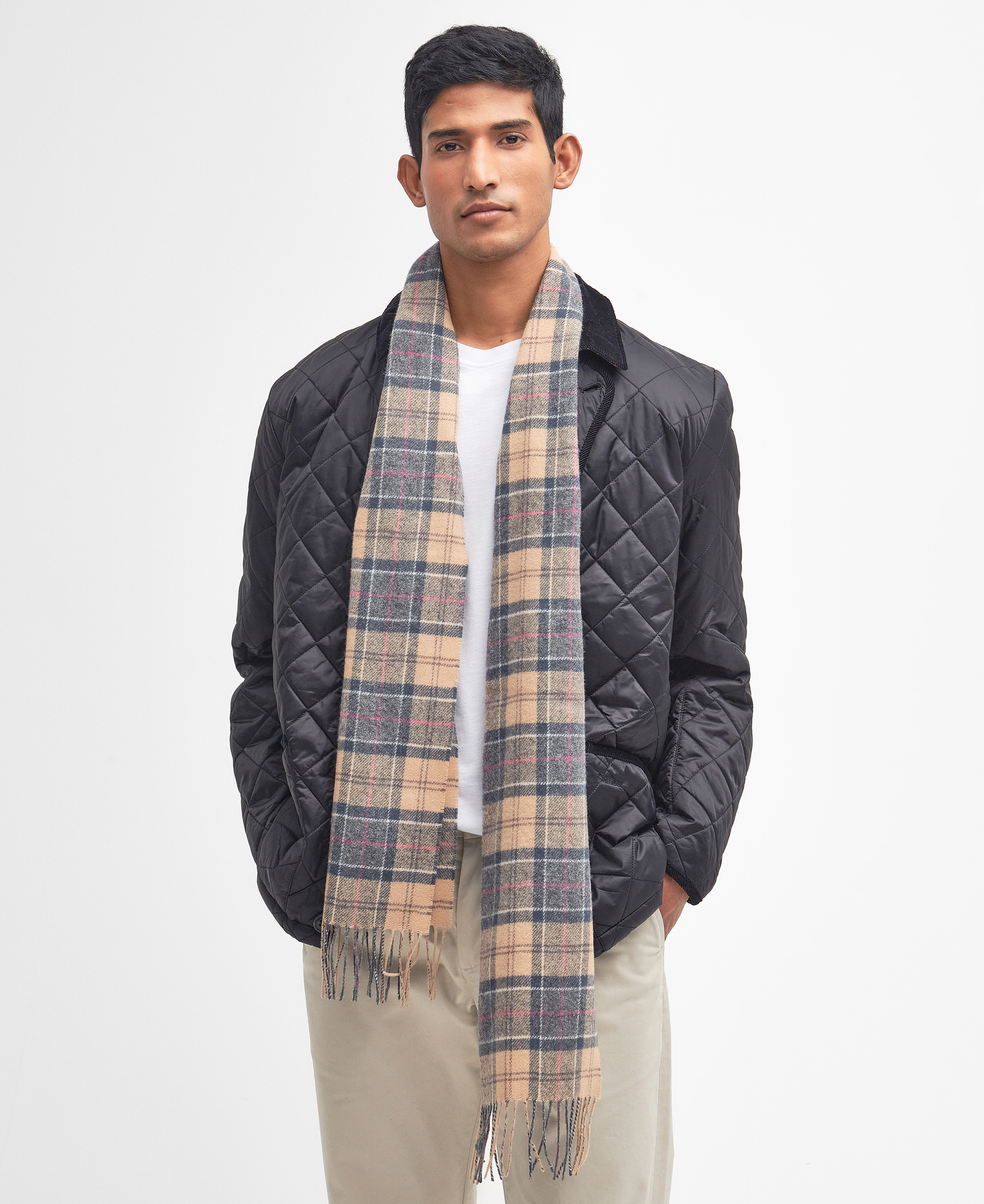 Tartan Lambswool Scarf image number 1
