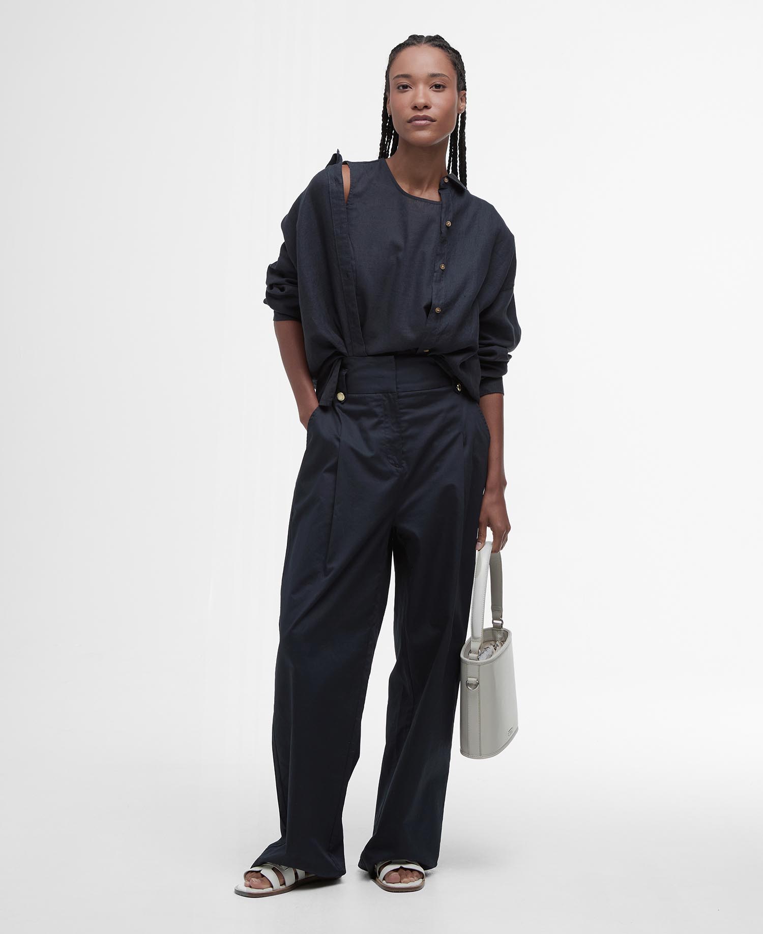 Hampton Relaxed Linen Shirt image number 1