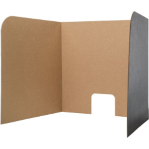 Computer Lab Privacy Screen, Large, 26" x 23" x 22", Pack of 12