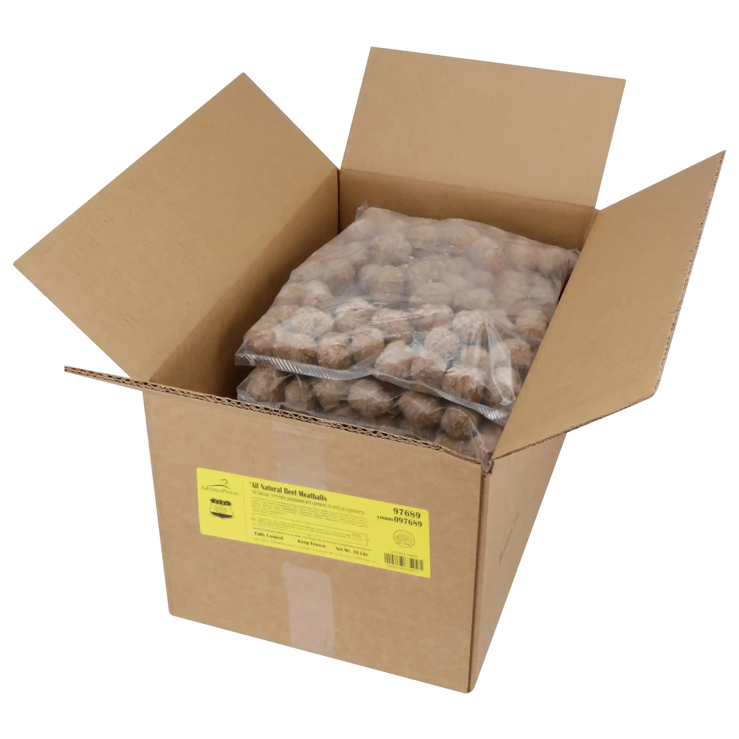 AdvancePierre™ Fully Cooked, All Natural Beef Meatballs, 1.05 oz._image_4