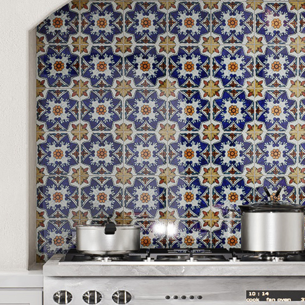 Provincial Deco Maceira 6 in. x 6 in. Porcelain Wall Tile