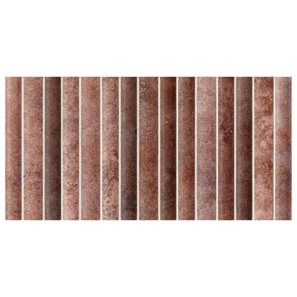 Rubik Garnet 5-7/8 in. x 11-3/4 in. Ceramic Wall Tile