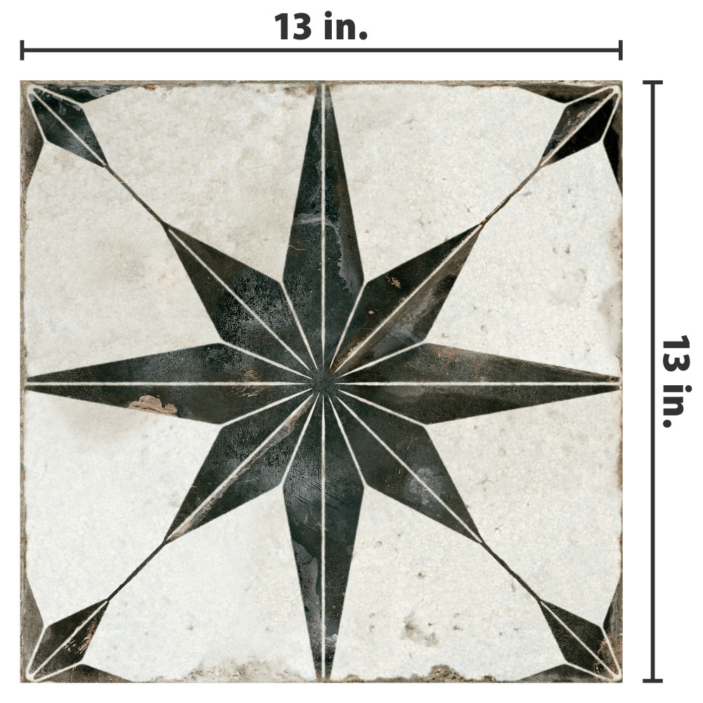 Sample – Kings Star North Nero Ceramic Floor and Wall Tile