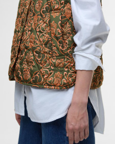 Barbour FARM Rio Fernanda Liner Pineapple/Green Heart Print