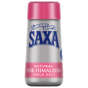 saxa® natural pink himalayan table salt shaker picnic pack 125g image