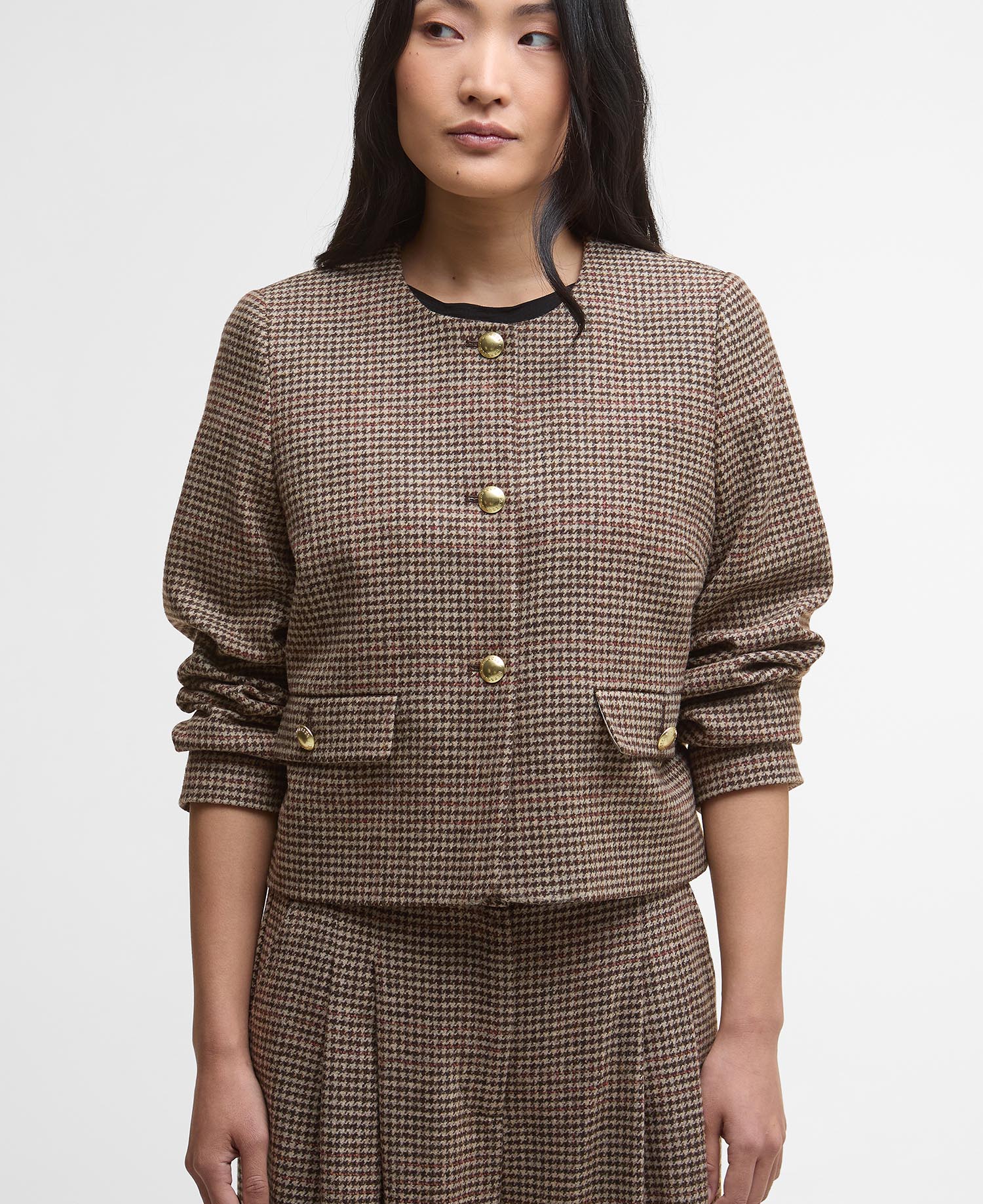 Corina Collarless Tailored Jacket image number 3