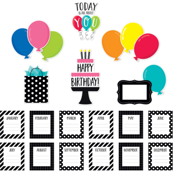 Happy Birthday Mini Bulletin Board Set