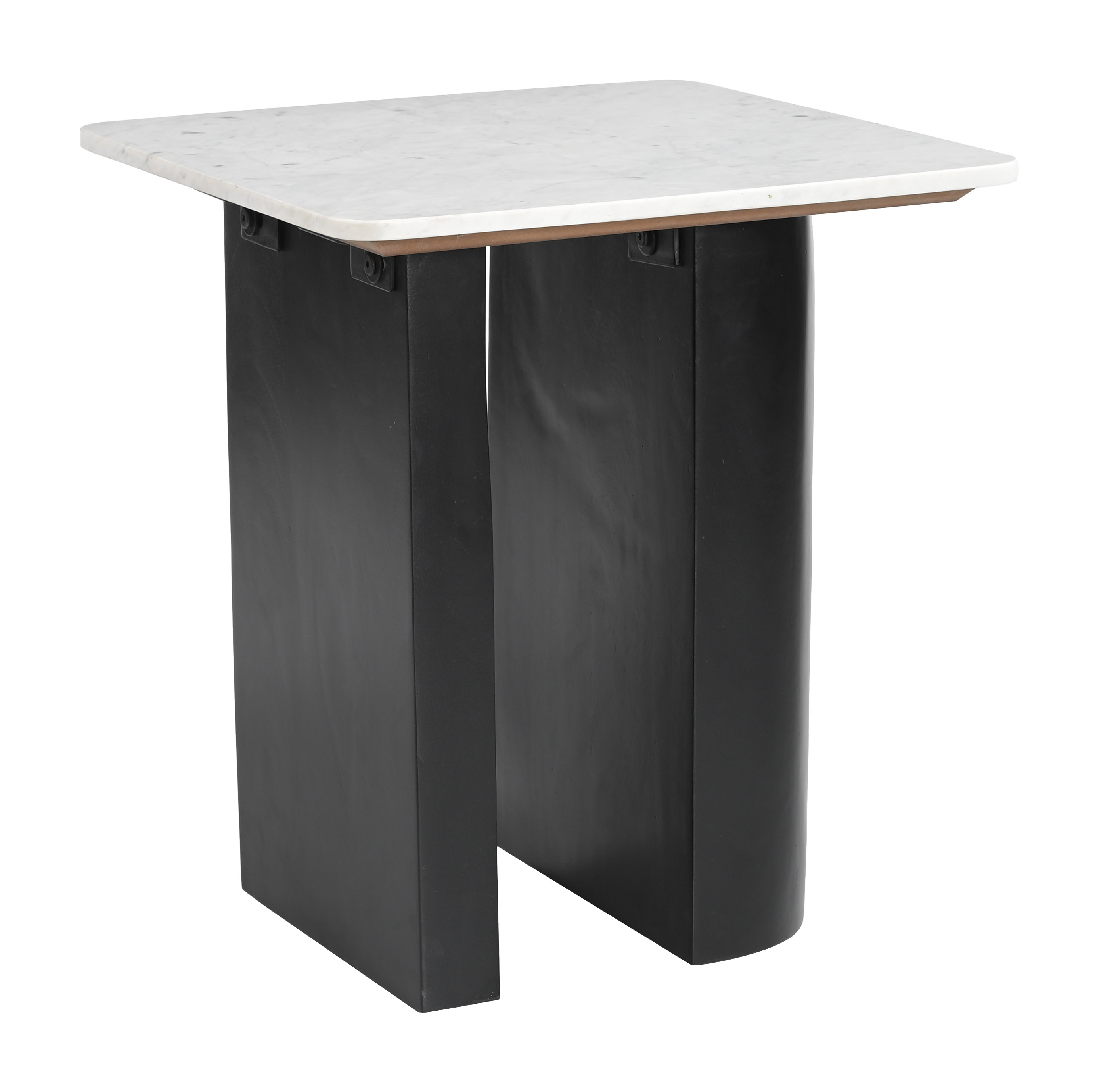Fiora Side Table White & Black product image