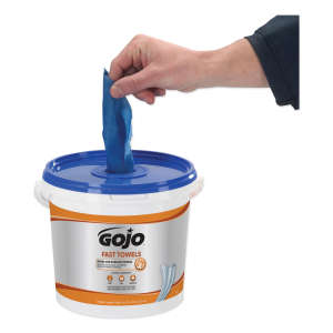 Gojo, Fast Towels Wipes Soap,  130/Container
