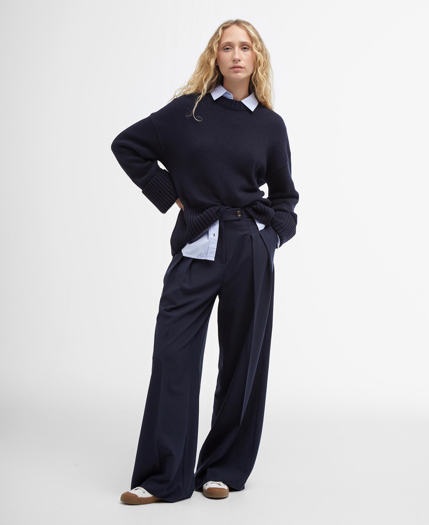 Pantaloni Francis a gamba ampia image number 0