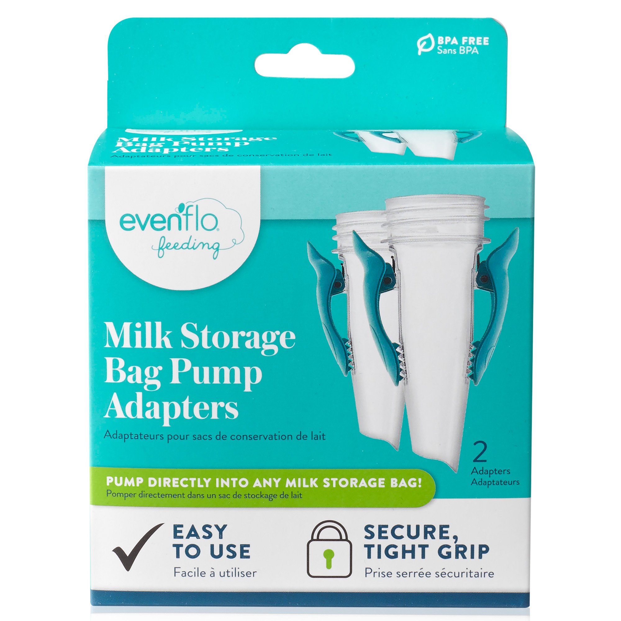 Evenflo® Advanced Breast Milk Storage Bag Adapters