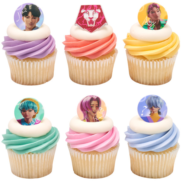 KPop Demon Hunters Saja Boys Cupcake Rings