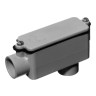 Carlon®, Conduit Body, PVC, Type LB, 2 Hub, Hub Size 3/4 in., 12 in³, Gray, 5-9/32 L x 1-3/4 W in.