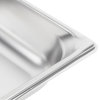 Half-size 2 ½-inch-deep Super Pan 3® stainless steel steam table pan