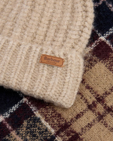 Set regalo berretto e sciarpa tartan Saltburn 