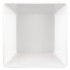 Medium square melamine cubic display bowl in yellow