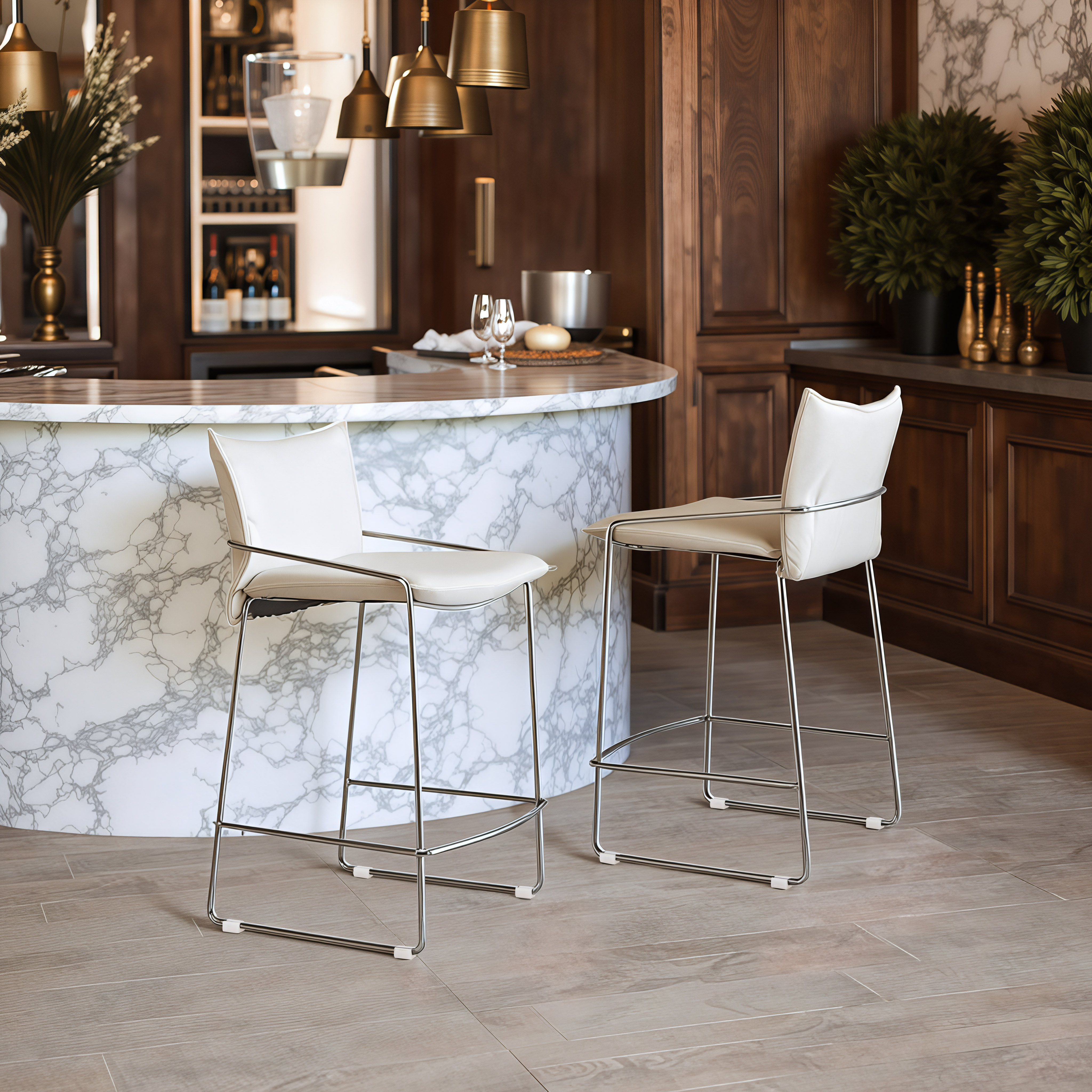 Pola Counter Stool White product image