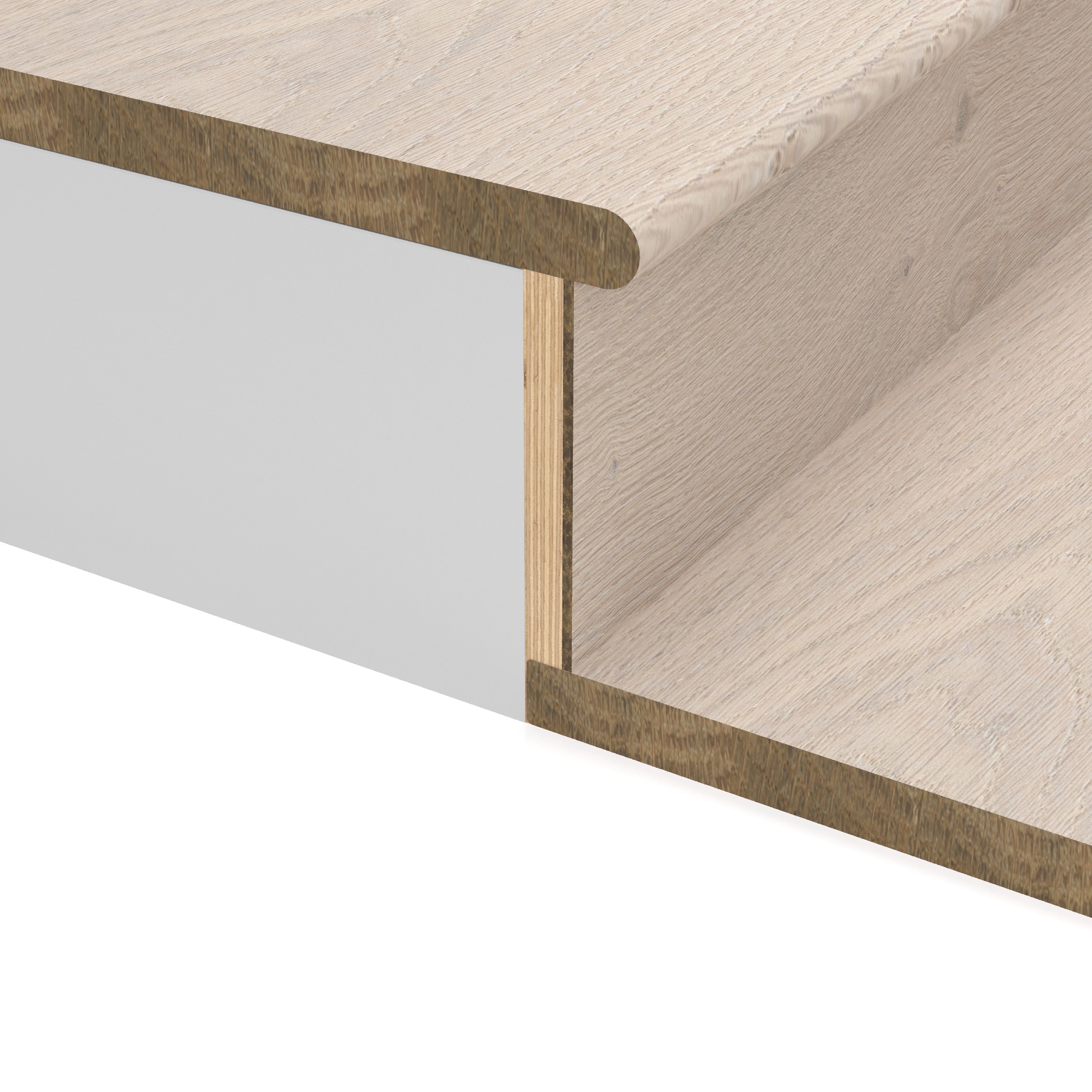 Provincial Ivory First Press Stair Tread view 3