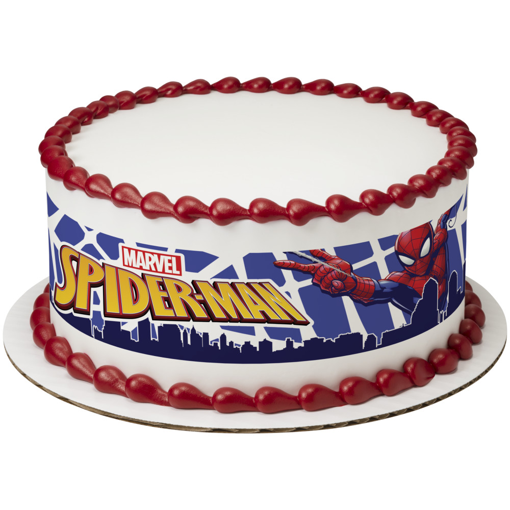 Order Marvel's Spider-Man™ In Action Edible Image® by PhotoCake® Cake ...