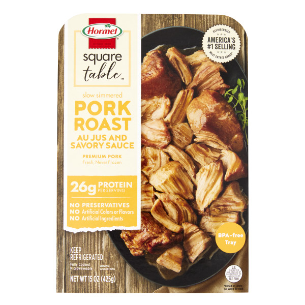 HORMEL(r) SQUARE TABLE(tm) Pork Roast 6/15 OZ . C1CB - Front Center Inner Pack (Hi Res)