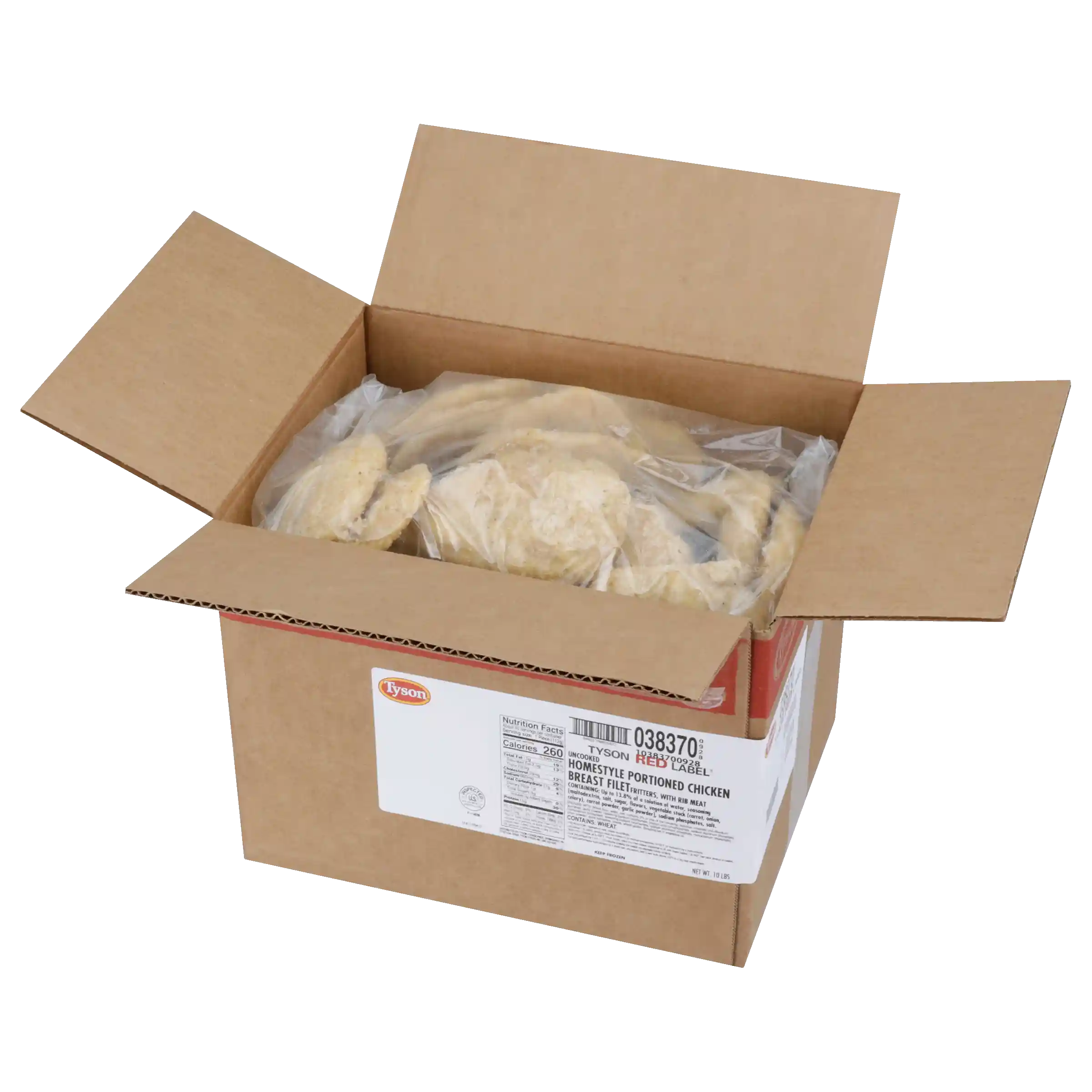 Tyson Red Label® Uncooked Homestyle Select Cut Chicken Breast Filet Fritters, 4 oz._image_4