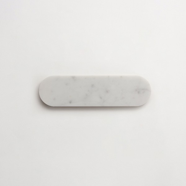 lapidary | oval long | carrara 