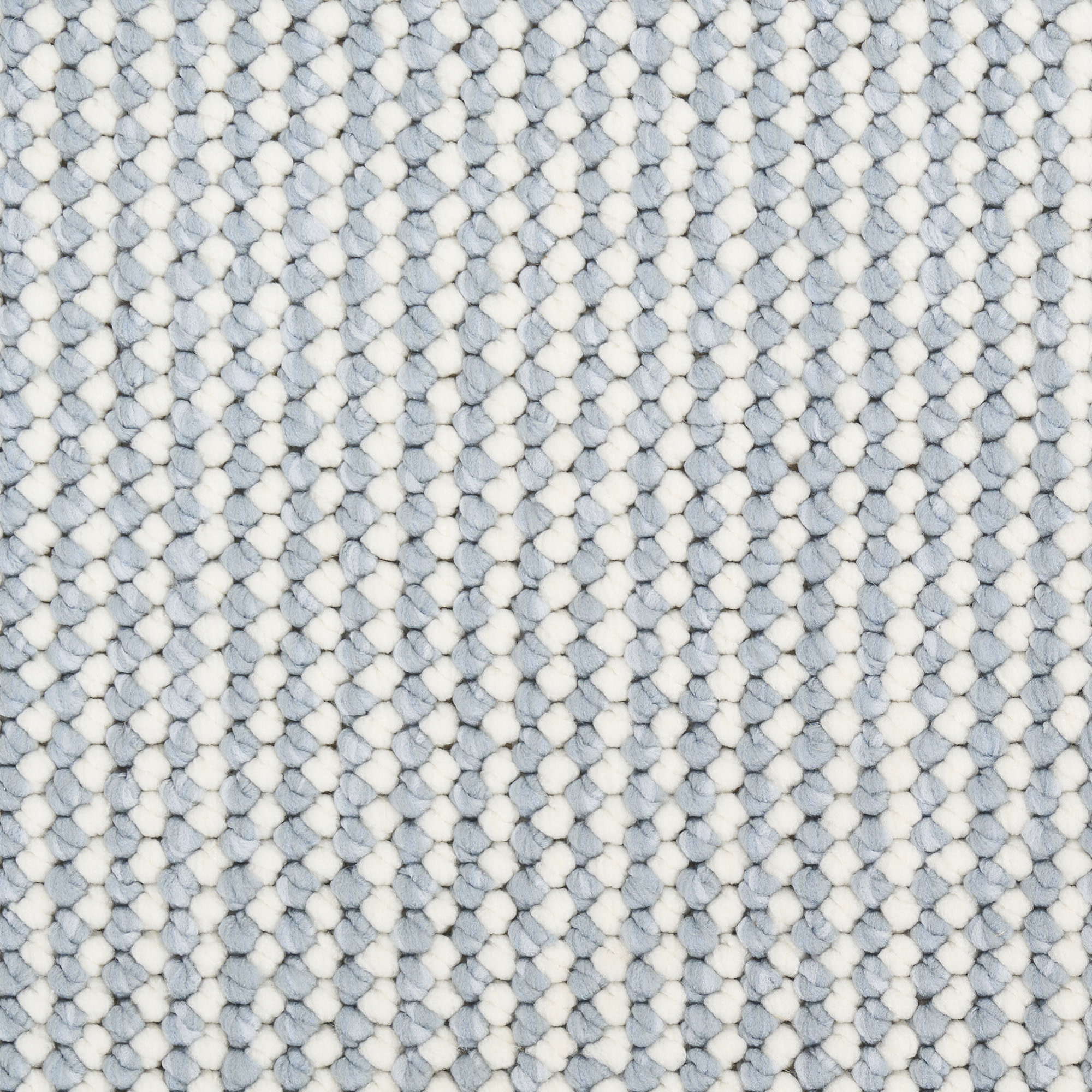 Nourison Natural Texture 5'3" x 7' Ivory Blue Farmhouse Indoor Rug