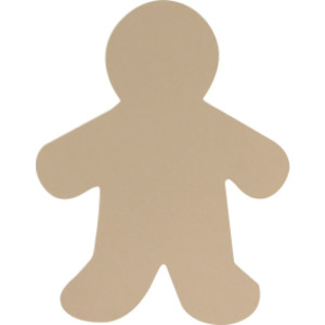 Multicultural Colors People Shape Card Stock Cut-Outs, 16" Me Kid, Pack of 24