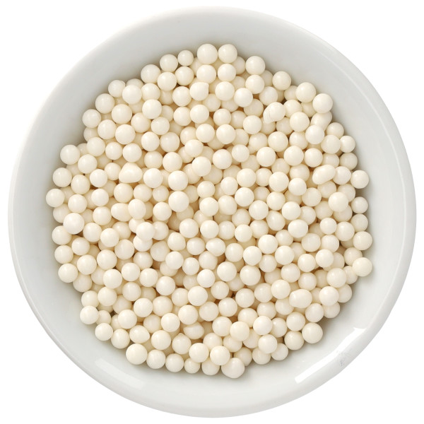 White Pearl Grande - Red 3 Free Nonpareils