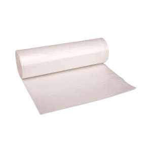 Boardwalk,  HDPE Liner, 60 gal Capacity, 38 in Wide, 58 in High, 11 Microns Thick, Natural