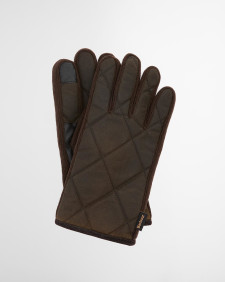 Westerdale Quilted Gloves Olive