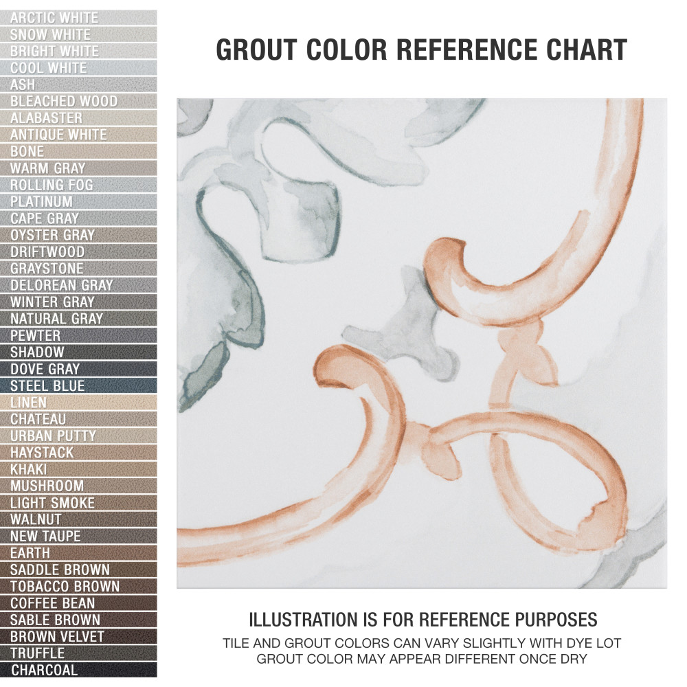 Saint Germain Chaud Deco Jules 5-3/4 in. x 5-3/4 in. Porcelain Floor and Wall Tile