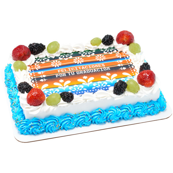 Felicitaciones por tu Graduación Sarape PhotoCake® Edible Image®