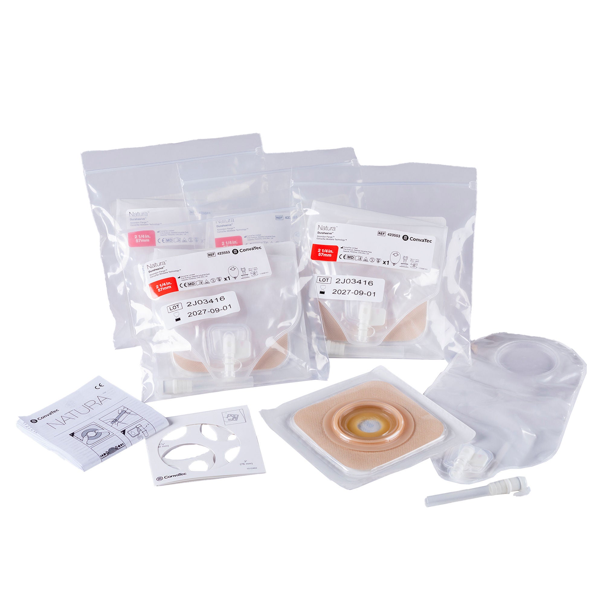ConvaTec POST OP KIT, UROSTOMY LOW PRESS DURAHESIVE CTF 57MM (5/BX)