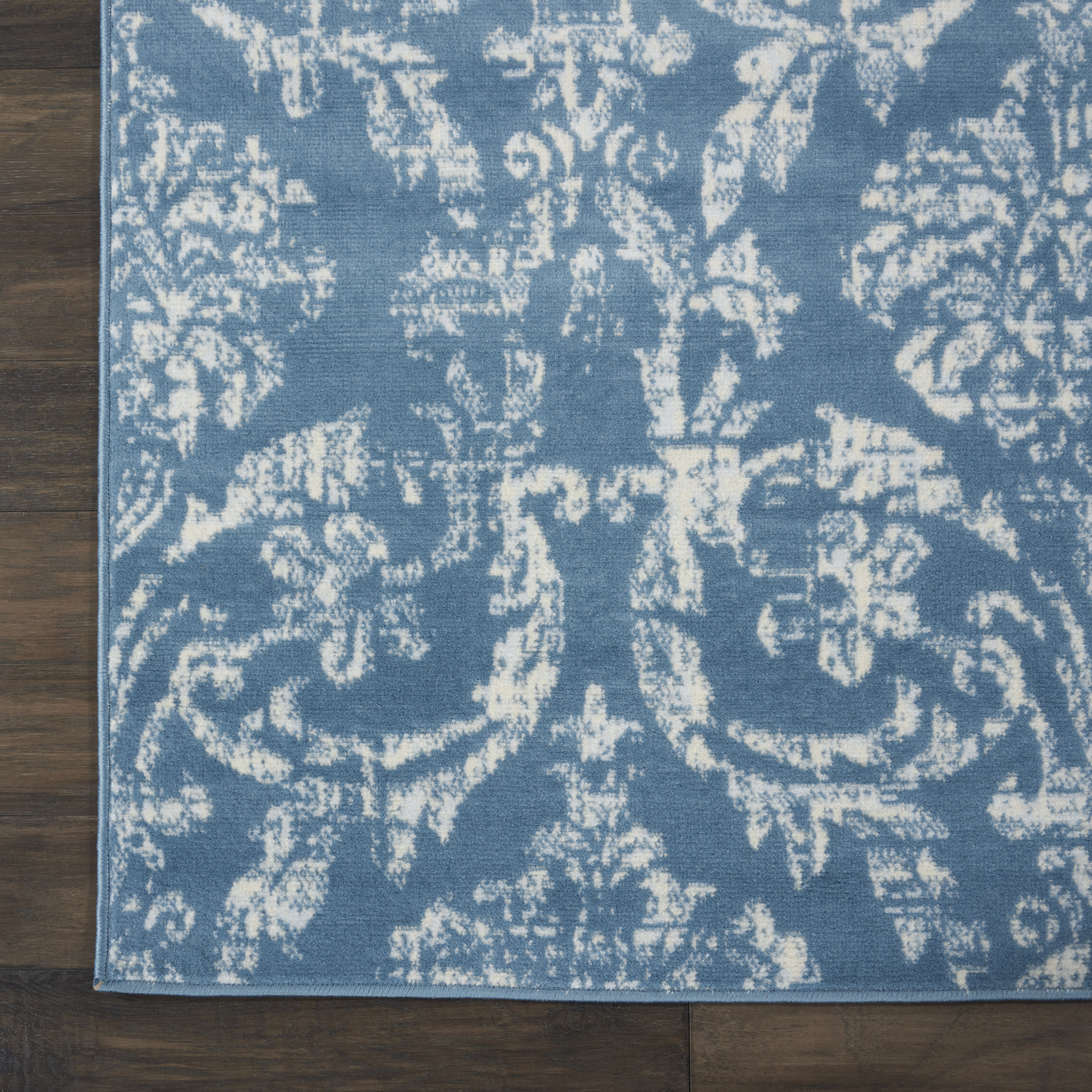 Nourison Jubilant 7'10" x 9'10" Blue Vintage Indoor Rug