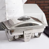 9-quart Maximillian Steel™ rectangular full-size chafer