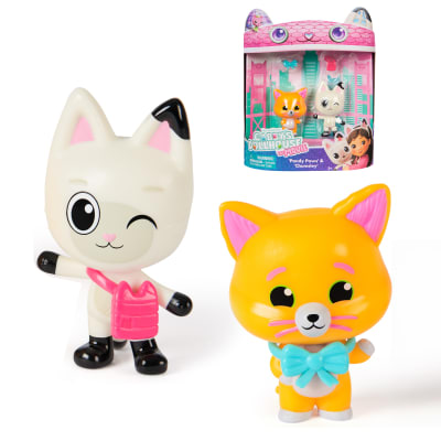 Gabby's Dollhouse: The Movie, Pandy Paws & Chumsley Toy Figures with 2 Accessories, Kids Toys for Girls & Boys Ages 3 and Up