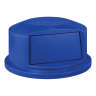 Rubbermaid Commercial, BRUTE, Dome Top, Dome, Resin, 44 gal, Blue, Receptacle Lid