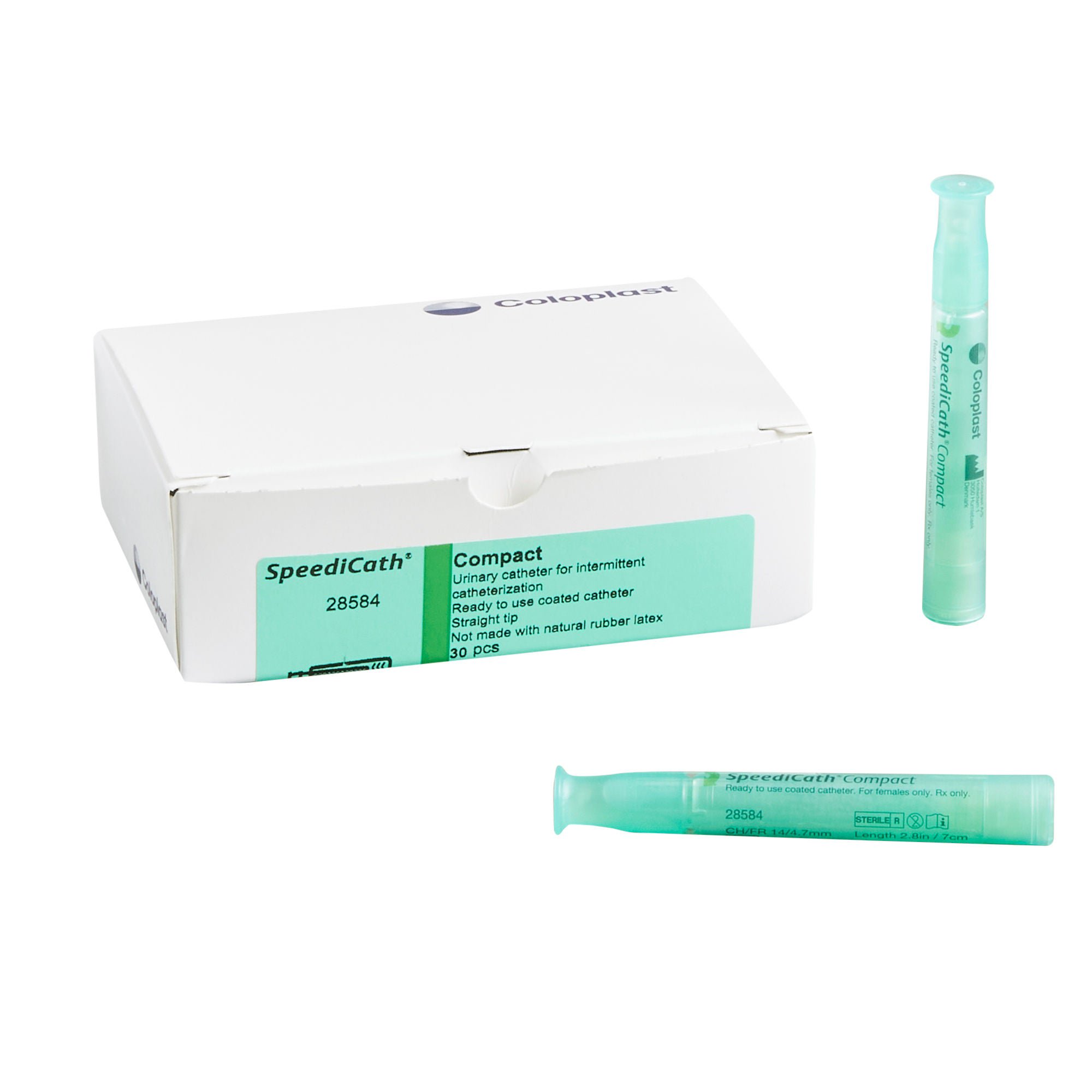 SpeediCath® Compact Female Urethral Catheter, 14 Fr.