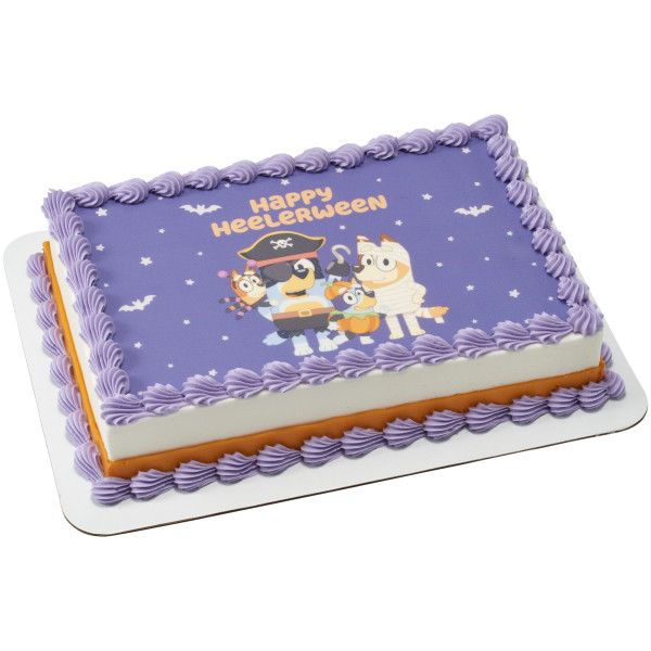 Bluey Happy Halloween PhotoCake® Edible Image®