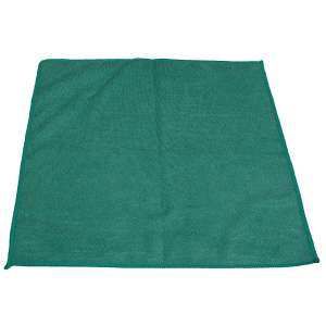 Impact, Premium Weight Microfiber Cloth, 16"x16", Green