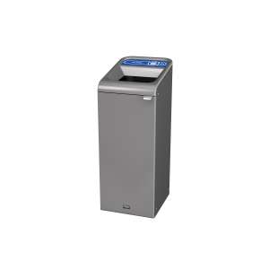 Rubbermaid Commercial, Configure™, Paper, 15 gal, Metal, Gray, Rectangle, Receptacle