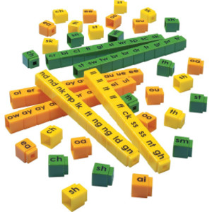 Unifix&reg; Letter Cubes, Blends, Set of 90