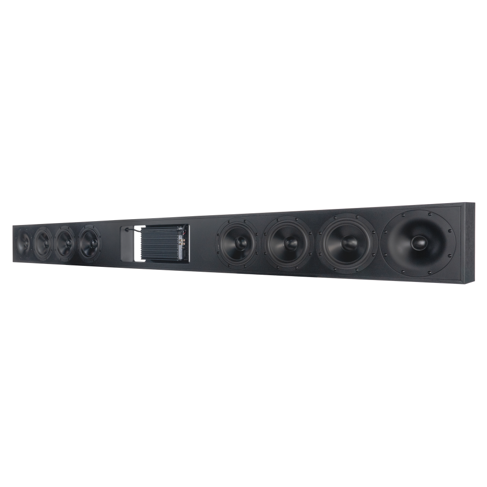 SBXL-100 - 2.0-Channel Soundbar Powered by UA 2-125 ARC Amp, Fixed Width for Large Format Displays (Each)