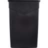 Carlisle, TrimLine, 23 gal, Polyethylene, Black, Square, Receptacle